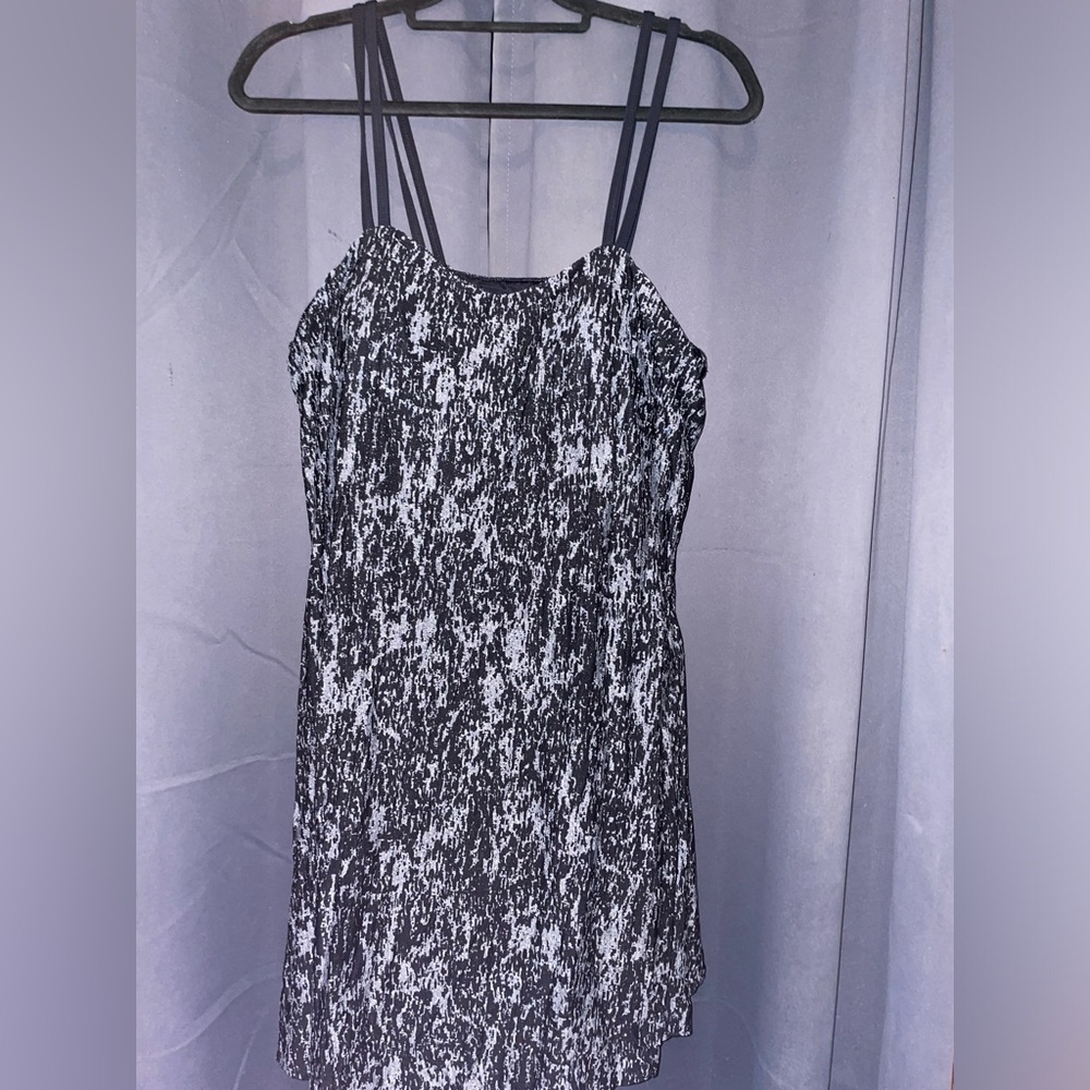 Sparkly Black Swim Dress